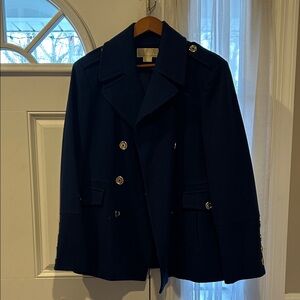 Michael Kors Women's Navy Peacoat with Gold Accents